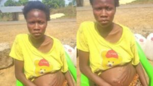 Umugore utwite yabyutse asanga ikiganza cyishushanyije ku nda ye nyuma yo gukubita umuzimu mu nzozi – AMAFOTO