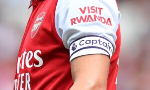 DR Congo yasabye Arsenal, PSG, na Buyern Munich guhagarika amasezerano bafitanye n’u Rwanda ya visit Rwanda