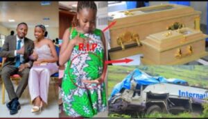 Yiteguraga kubyara muri uku kwezi! Byari amarira n’agahinda mu muhango wo gushyingura umubyeyi wapfiriye mu mpanuka yabereye i Rulindo apfana n’umwana yari atwite yenda kubyara – AMAFOTO
