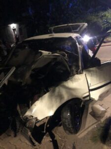 Musanze: Imodoka yari arimo abantu 5 yakoze impanuka iteye ubwoba
