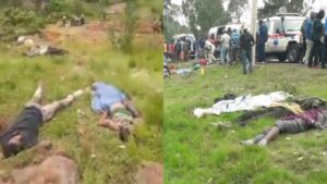 Harimo abagihumeka! Hagaragaye amashusho y’abagenzi bari muri bus yavaga i Kigali ijya i Musanze yakoze impanuka igahitana abantu 2 – VIDEWO