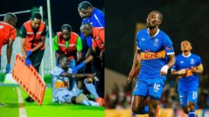 Igihombo gikomeye kuri Murera! Rayon Sports imaze gutangaza igihe rutahizamu wayo Fall Ngaghe azongera kugaruka mu kibuga