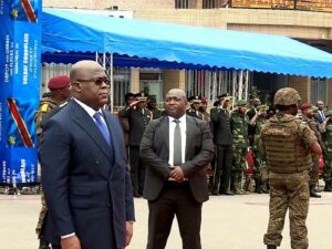 Breaking News: I Kinshasa Abasirikare barinda Perezida Tshisekedi barasanye n’Abapolice mu mugi rwagati