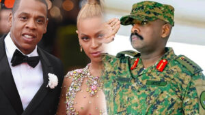 Gen Muhoozi Kainerugaba yasabye umuraperi Jay-Z gusaba imbabazi nyuma yo kumurongorera umugore