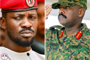 Gene Muhoozi Kainerugaba agiye kurwana ingumi ku ingumi na Bobi Wine