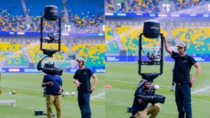 Irakosha! Ibyo wamenya kuri ‘Spider Camera’ yakoreshejwe bwa mbere APR FC icakirana Rayon Sports – AMAFOTO