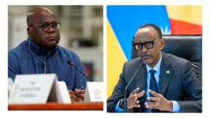 Perezida Félix Tshisekedi yahuriye na Paul Kagame muri Qatar