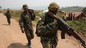 Umusirikare wa FARDC yarashe umwana w’imyaka 2 na nyina uwo musirikare nawe afatwa n’abaturaga nabo biha ubutabera