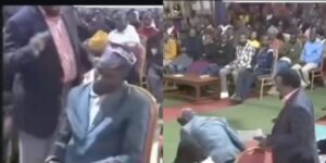 Amashusho y’Umupasiteri wagaragaye akubitira umugabo mu rusengero aravugisha benshi ku mbuga nkoranyambaga – VIDEWO 