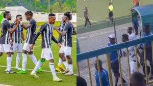 Bazize ko baje kureba ‘ikinamico’ mukeba yari arimo gukina! Abafana ba APR FC bagaragaje imyitwarere itari myiza ubwo abakinnyi ba Rayon Sports binjiraga muri stade Umuganda aho APR FC yarimo inyagira Rutsiro FC – VIDEWO