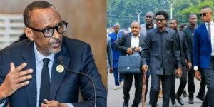 Minisitiri Mutamba watangaje ko azafunga Perezida Kagame, ari mu mazi abira