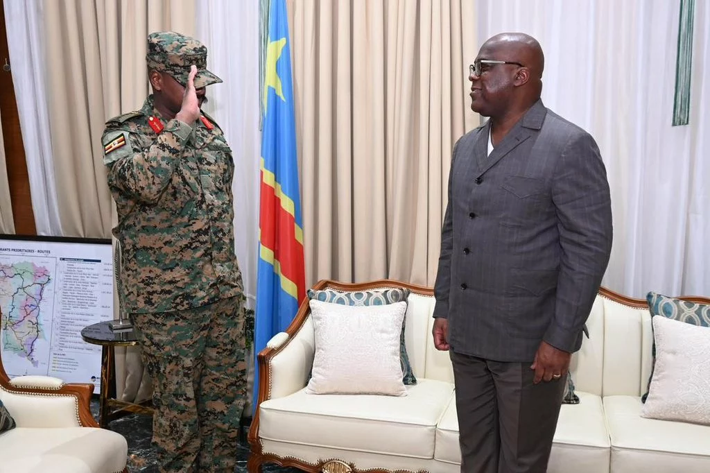 Gen. Muhoozi akiva kwa Tshisekedi yahise aburira Wazalendo, avuga imyato Kagame