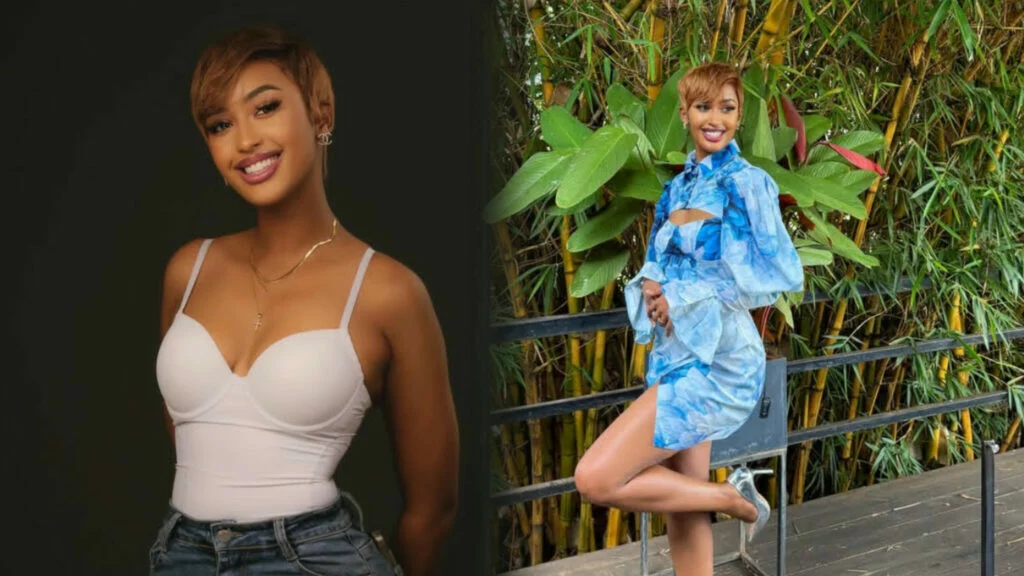 Camera-man yabaye ate koko!  Muyango Claudine akomeje kurikoroza nyuma yuko umwenda uvuyeho akerekana igice k’ibanga cye muri camera – VIDEWO