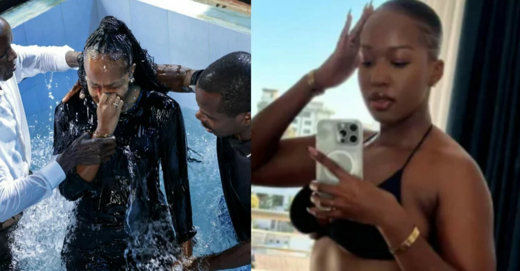 Dj Alisha uheruka kubatizwa yasakaje amafoto yatumye bamwe bacika ururondogoro ku mbuga nkoranyambaga – AMAFOTO