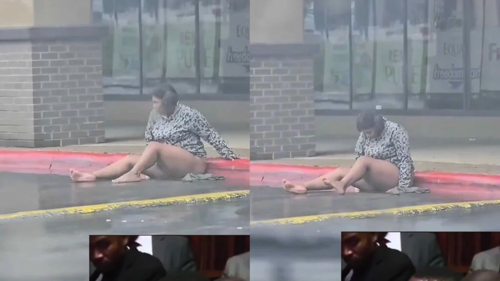 Amashusho yafashwe umugore wari uri kwikorera amasuku mu myanya yibanga yicaye mu mahanda akomeje kuvugisha benshi ku mbuga nkoranyambaga- Videwo