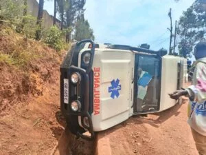 Kigali! Ambulance yari itwaye umurwayi urembye cyane, yakoze impanuka ikiva mu Bitaro bya Gihogwe