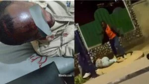 Kigali: Umunyerondo yatemaguwe ubwo yageragezaga gufata abagizi ba nabi bari bamaze gutemagura umugore ku muhanda bamwambura ibyo yari afite – Amafoto + Videwo 