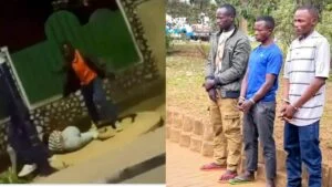Dore ibihano bigiye gufatirwa abagizi ba nabi batatu batawe muri yombi nyuma yo kugaragara batema umukobwa bakanamwambura ibyo yari afite i Nyamirambo 