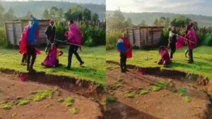 Umugore utwite yakubiswe na basaza be kubera kwanga gushyingiranwa n’umugabo bamuhatiye (VIDEO)
