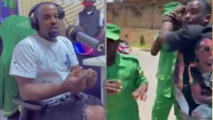 Umunyamakuru Ndahiro Valens Papy yongeye gukozanyaho n’aba Dasso nyuma yuko yanze gukora ibyo bamusabaga, agafata n’amashusho batabishaka – VIDEWO