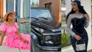 Ni indege yo kubutaka! Alliah Cool yerekanye imodoka ye yaguze akayabo, abantu bacika ururondogoro (AMAFOTO)